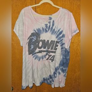 Torrid david bowie graphic Tee- size 3